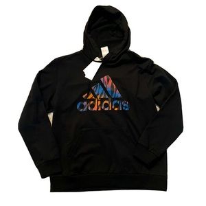 New Woman’s Adidas animal print hooded sweatshirt size Large